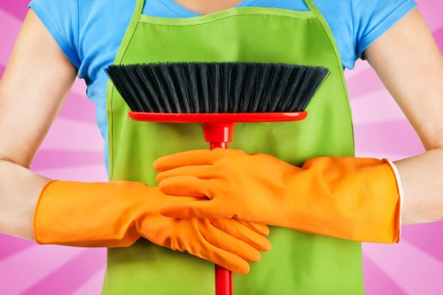 Preparation and planning for office cleaning in E14 workplaces