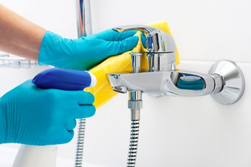 Deep upholstery cleaning in a modern E14 apartment