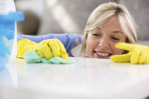 Local commercial cleaning for mixed-use buildings and entrances in E14