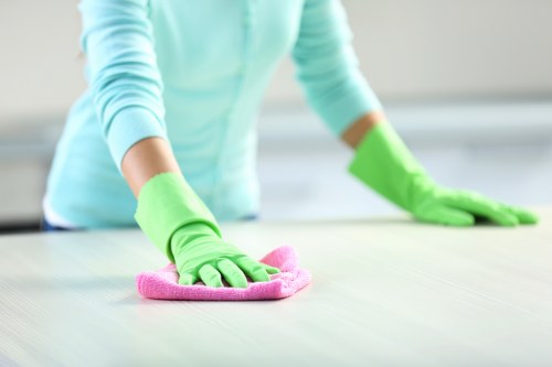 Commercial upholstery cleaning for seating in an E14 office or reception area