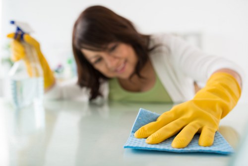 Routine kitchen and bathroom cleaning for homes in E14